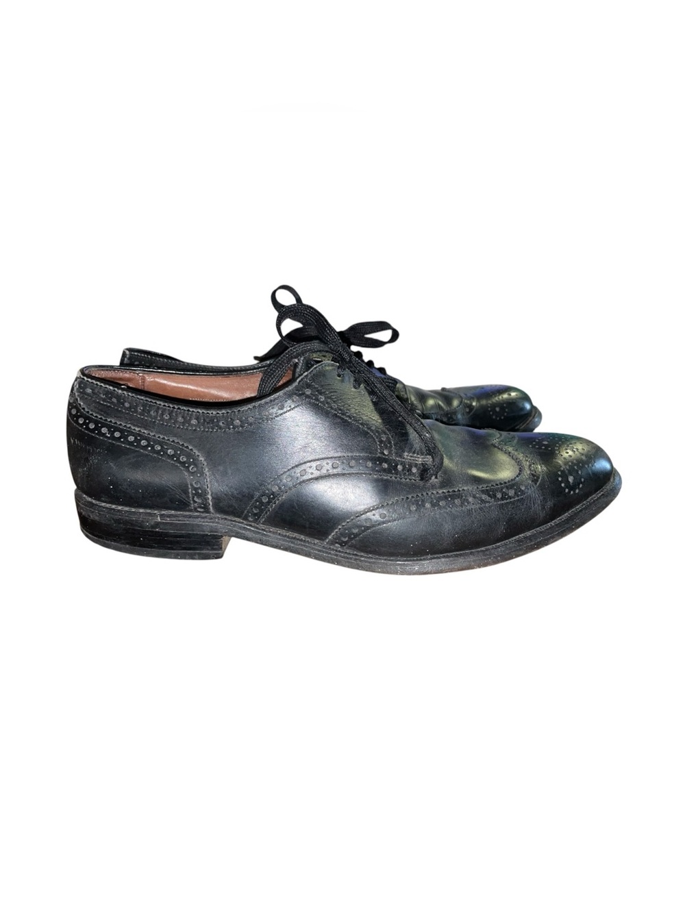 Allen Edmonds Concord Wingtip Brogue Oxfords Shoes Mens Black US 9.5 Made in USA